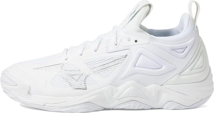 Mizuno Wave Momentum 3 Women's Volleyball Shoes White/Silver : 11.5 B - Medium, Synthetic - Image 5