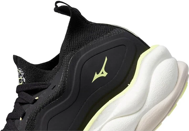 Mizuno Wave Neo Ultra Men's Shoes Undyed Black/Luminous : 7.5 D - Medium, Synthetic - Image 4