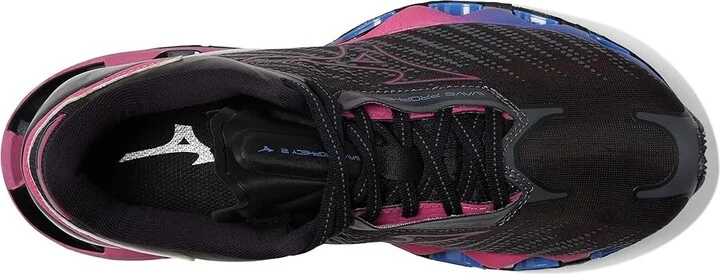 Mizuno Wave Prophecy 12 Women's Shoes Black Oyster : Women's 6 B - Medium, Synthetic/Textile - Image 2