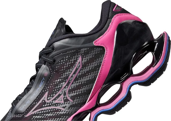 Mizuno Wave Prophecy 12 Women's Shoes Black Oyster : Women's 6 B - Medium, Synthetic/Textile - Image 4