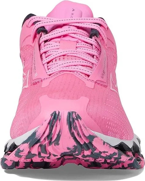 Mizuno Wave Prophecy 12 Women's Shoes Sakura Glow/Ombre Blue : Women's 6 B - Medium, Synthetic/Textile - Image 3