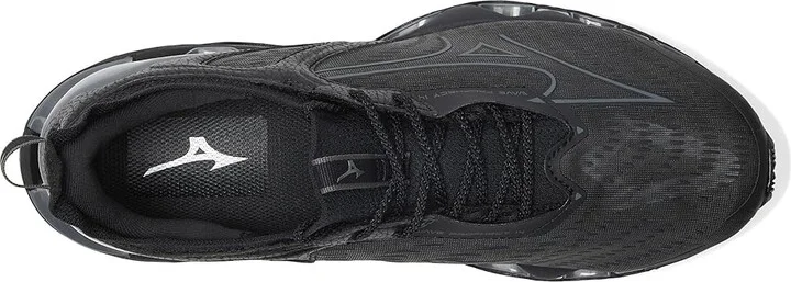 Mizuno Wave Prophecy 14 Mens Men's Running Shoes Black/Dark Shadow : 9 D - Medium, Leather/Rubber - Image 2