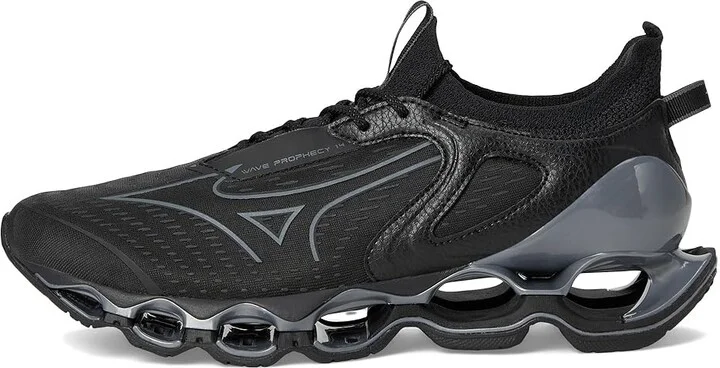 Mizuno Wave Prophecy 14 Mens Men's Running Shoes Black/Dark Shadow : 9 D - Medium, Leather/Rubber - Image 6