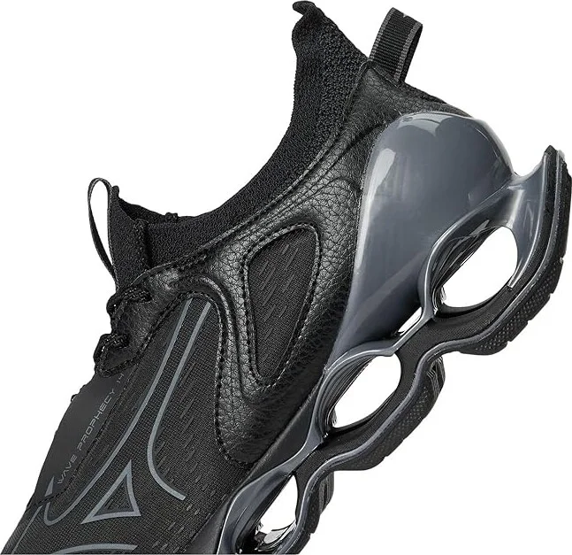 Mizuno Wave Prophecy 14 Mens Men's Running Shoes Black/Dark Shadow : 9 D - Medium, Leather/Rubber - Image 7