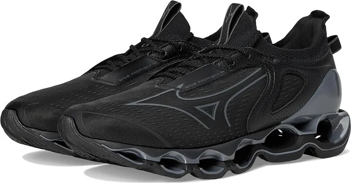 Mizuno Wave Prophecy 14 Mens Men's Running Shoes Black/Dark Shadow : 9 D - Medium, Leather/Rubber