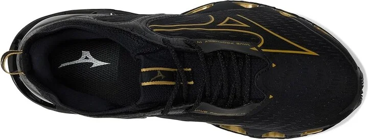 Mizuno Wave Prophecy 14 Men's Running Shoes Black/Gold : 7.5 D - Medium, Synthetic - Image 2