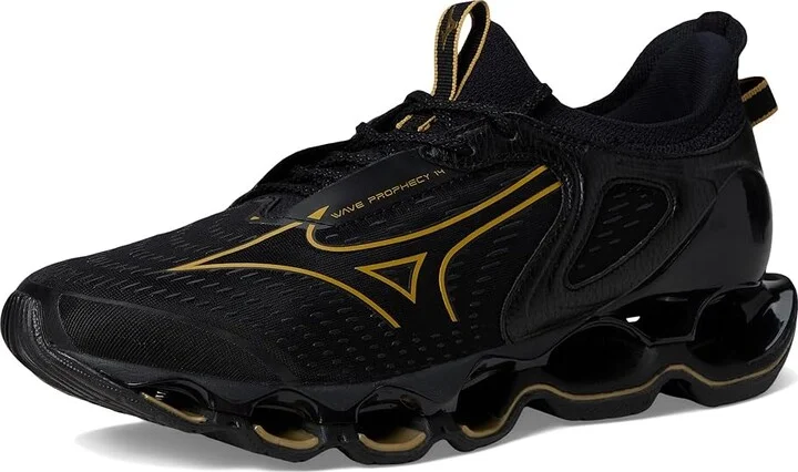 Mizuno Wave Prophecy 14 Men's Running Shoes Black/Gold : 7.5 D - Medium, Synthetic - Image 5