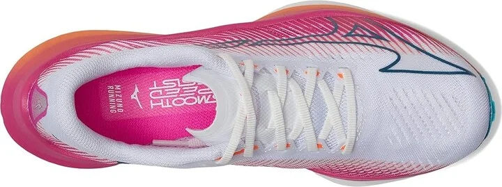 Mizuno Wave Rebellion Pro Women's Shoes White/Silver : Women's 9.5 B - Medium, Synthetic/Textile - Image 2