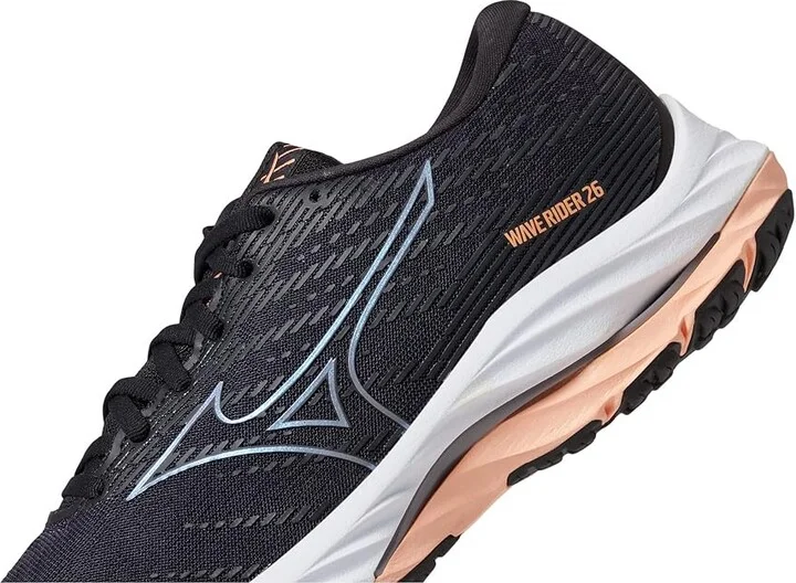 Mizuno Wave Rider 26 Women's Shoes Odyssey Grey/Quicksilver : Women's 6 B - Medium, Synthetic/Textile - Image 4