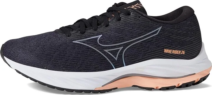Mizuno Wave Rider 26 Women's Shoes Odyssey Grey/Quicksilver : Women's 6 B - Medium, Synthetic/Textile - Image 5