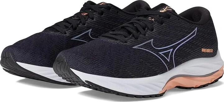 Mizuno Wave Rider 26 Women's Shoes Odyssey Grey/Quicksilver : Women's 6 B - Medium, Synthetic/Textile