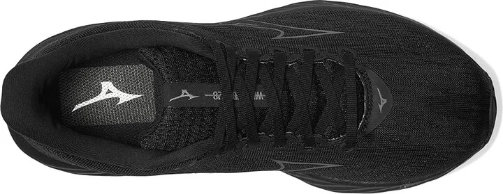 Mizuno Wave Rider 28 Men's Running Shoes Black/Shade : 7 D - Medium, Rubber - Image 2
