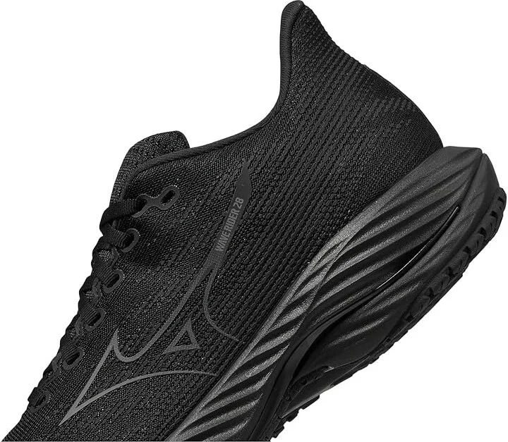 Mizuno Wave Rider 28 Men's Running Shoes Black/Shade : 7 D - Medium, Rubber - Image 4