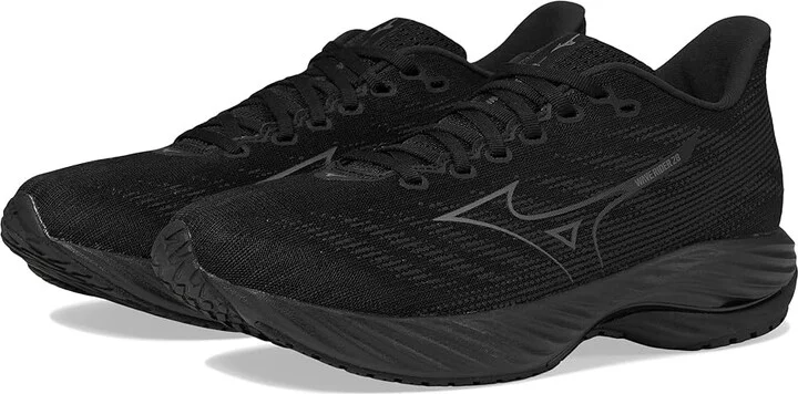 Mizuno Wave Rider 28 Men's Running Shoes Black/Shade : 7 D - Medium, Rubber