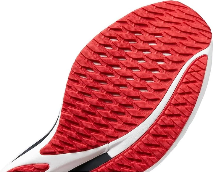 Mizuno Wave Rider 28 Men's Running Shoes High Risk Red/White : 12 D - Medium, Rubber - Image 6