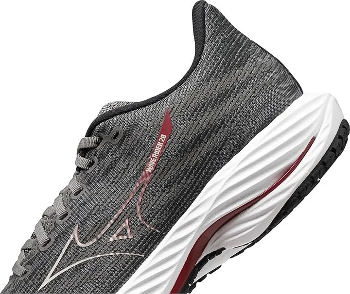 Mizuno Wave Rider 28 Men's Running Shoes Quiet Shade/Nimbus Cloud : 10.5 D - Medium, Rubber - Image 4
