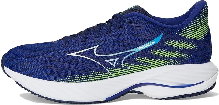 Mizuno Wave Rider 28 Men's Running Shoes Reflex Blue/White : 13 D - Medium, Rubber - Image 6