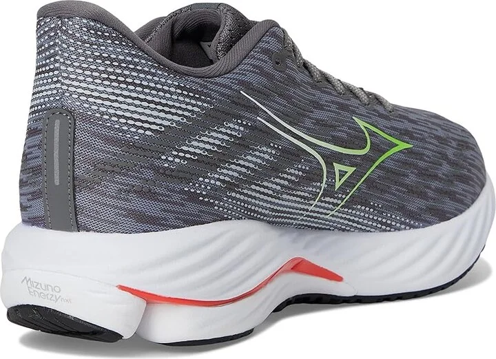 Mizuno Wave Rider 28 Men's Running Shoes Tradwinds Green Gecko : 11.5 D - Medium, Rubber - Image 4