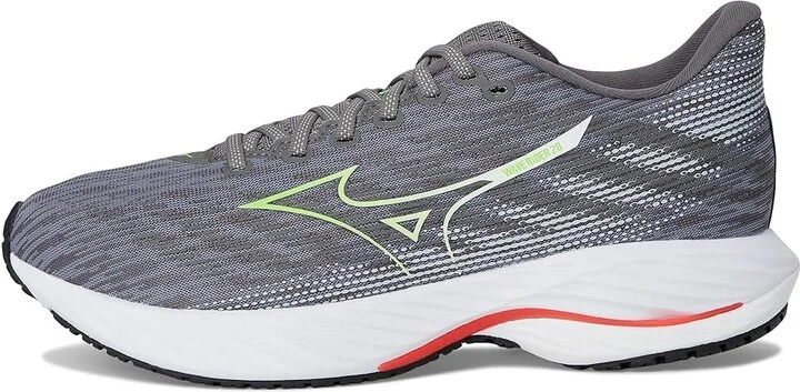 Mizuno Wave Rider 28 Men's Running Shoes Tradwinds Green Gecko : 11.5 D - Medium, Rubber - Image 6