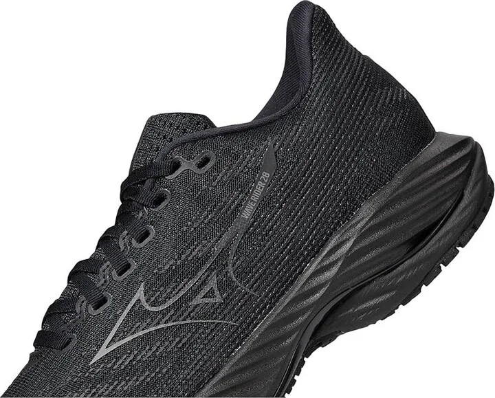 Mizuno Wave Rider 28 Women's Running Shoes Black/Shade : Women's 9.5 B - Medium, Synthetic - Image 4