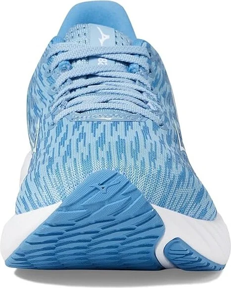 Mizuno Wave Rider 28 Women's Running Shoes Glacier Lake/White : Women's 7 B - Medium, Synthetic - Image 3