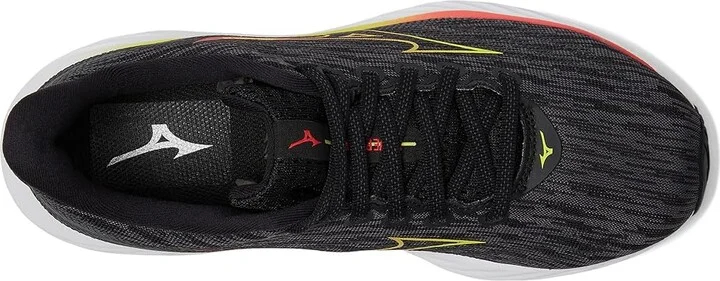 Mizuno Wave Rider 28 Womens Women's Running Shoes Black/Evening Primrose : Women's 7.5 B - Medium, Rubber - Image 2