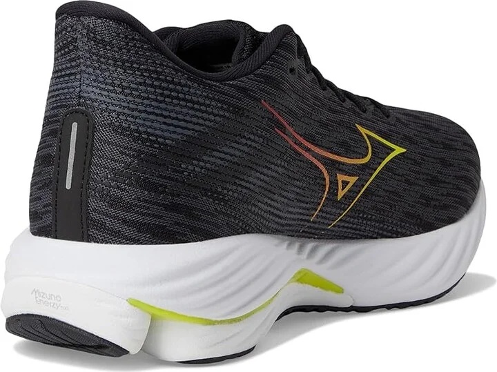 Mizuno Wave Rider 28 Womens Women's Running Shoes Black/Evening Primrose : Women's 7.5 B - Medium, Rubber - Image 4
