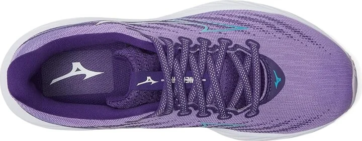 Mizuno Wave Rider 28 Womens Women's Running Shoes Pasly Purple/Ceramic : Women's 6.5 B - Medium, Rubber - Image 2