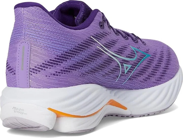 Mizuno Wave Rider 28 Womens Women's Running Shoes Pasly Purple/Ceramic : Women's 6.5 B - Medium, Rubber - Image 4