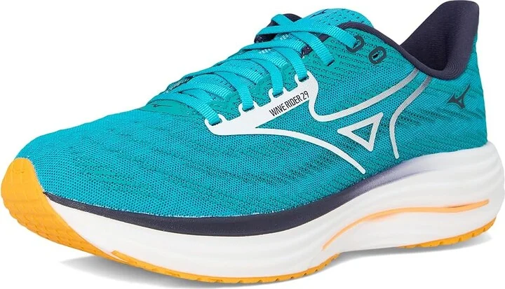 Mizuno Wave Rider 29 Men's Running Shoes Capri Breeze/White : 12.5 D - Medium, Synthetic - Image 5