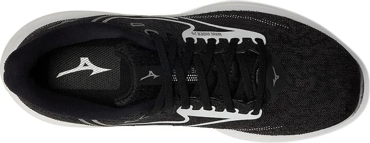 Mizuno Wave Rider 29 Women's Running Shoes Black Sand/White : Women's 9 B - Medium, Synthetic - Image 2