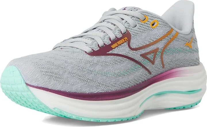 Mizuno Wave Rider 29 Women's Running Shoes Harbr Mst/Dark Purple : Women's 9 B - Medium, Synthetic - Image 5