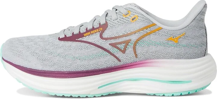 Mizuno Wave Rider 29 Women's Running Shoes Harbr Mst/Dark Purple : Women's 9 B - Medium, Synthetic - Image 6