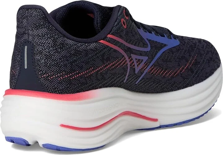 Mizuno Wave Rider 29 Women's Running Shoes Odyssey Grey/Iris Bloom : Women's 6 B - Medium, Synthetic - Image 4