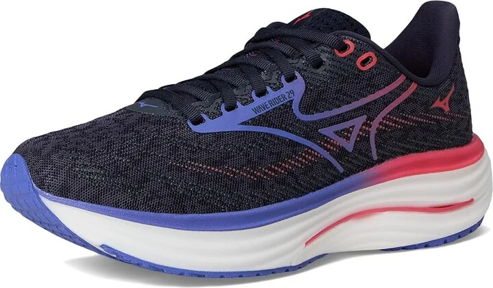 Mizuno Wave Rider 29 Women's Running Shoes Odyssey Grey/Iris Bloom : Women's 6 B - Medium, Synthetic - Image 5