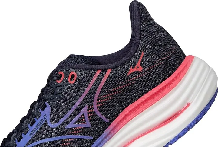 Mizuno Wave Rider 29 Women's Running Shoes Odyssey Grey/Iris Bloom : Women's 6 B - Medium, Synthetic - Image 7