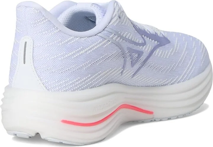 Mizuno Wave Rider 29 Women's Running Shoes White/Icelandic Blue : Women's 7.5 B - Medium, Synthetic - Image 4