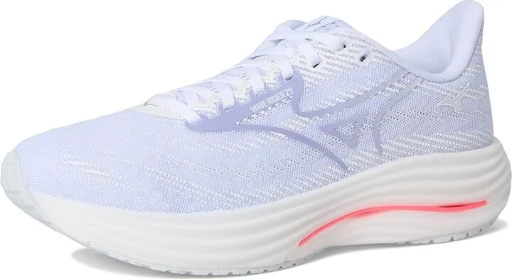 Mizuno Wave Rider 29 Women's Running Shoes White/Icelandic Blue : Women's 7.5 B - Medium, Synthetic - Image 5