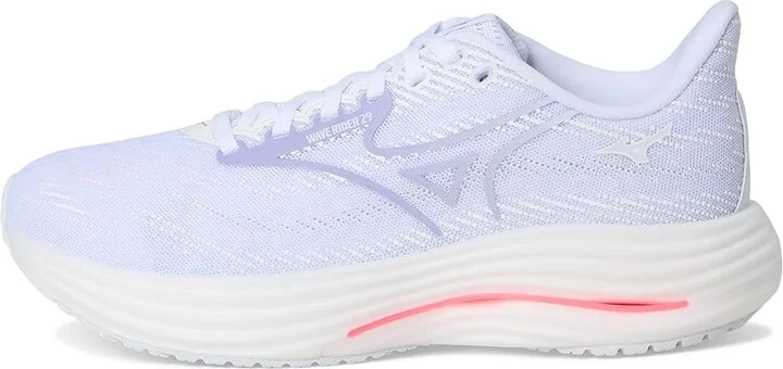 Mizuno Wave Rider 29 Women's Running Shoes White/Icelandic Blue : Women's 7.5 B - Medium, Synthetic - Image 6