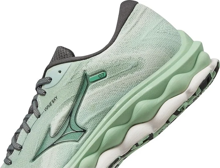 Mizuno Wave Sky 7 Men's Shoes Granite Green/Nimbus Cloud : Men's 7 D - Medium - Image 4