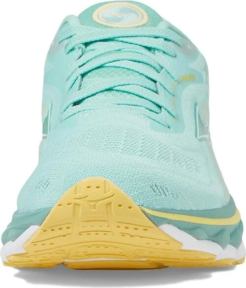 Mizuno Wave Sky 7 Women's Shoes Eggshell Blue/White : Women's 6.5 B - Medium - Image 3