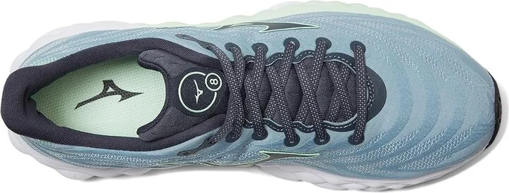 Mizuno Wave Sky 8 Mens Men's Running Shoes Citadel/Vintage Indigo : 7.5 D - Medium, Synthetic - Image 2