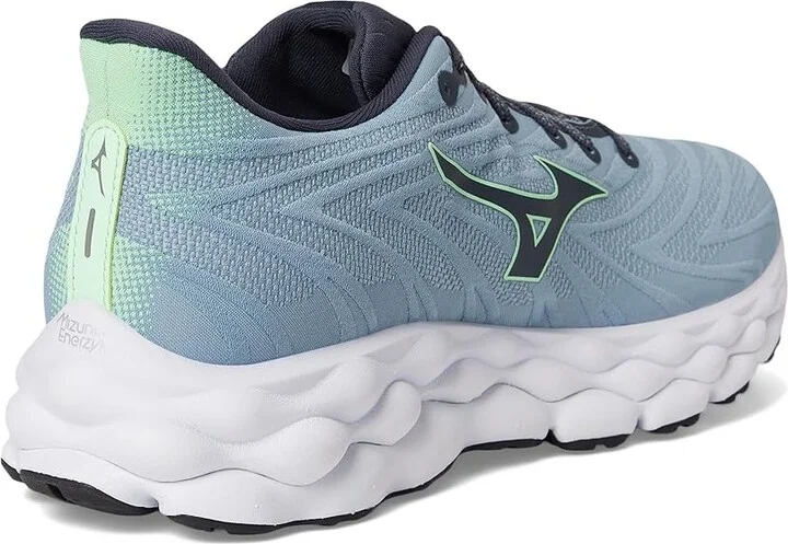 Mizuno Wave Sky 8 Mens Men's Running Shoes Citadel/Vintage Indigo : 7.5 D - Medium, Synthetic - Image 4