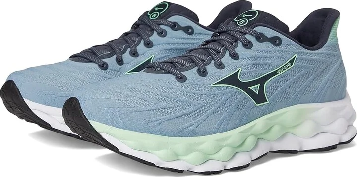 Mizuno Wave Sky 8 Mens Men's Running Shoes Citadel/Vintage Indigo : 7.5 D - Medium, Synthetic