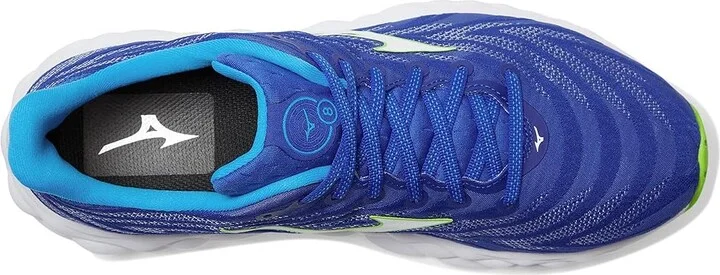 Mizuno Wave Sky 8 Mens Men's Running Shoes Reflex Blue/White : 9 D - Medium, Synthetic - Image 2
