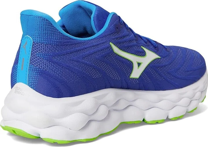 Mizuno Wave Sky 8 Mens Men's Running Shoes Reflex Blue/White : 9 D - Medium, Synthetic - Image 4