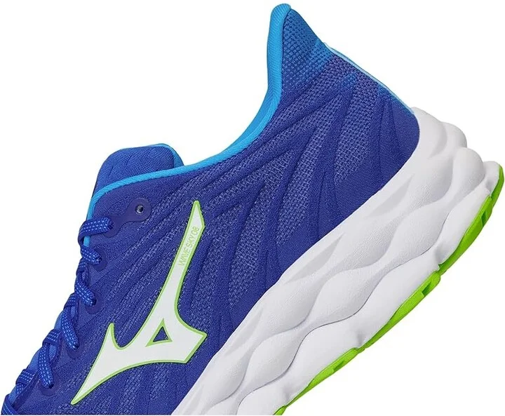 Mizuno Wave Sky 8 Mens Men's Running Shoes Reflex Blue/White : 9 D - Medium, Synthetic - Image 7