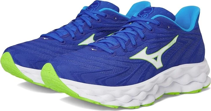 Mizuno Wave Sky 8 Mens Men's Running Shoes Reflex Blue/White : 9 D - Medium, Synthetic