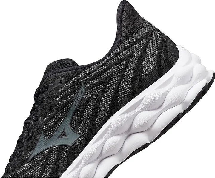 Mizuno Wave Sky 8 Men's Running Shoes Black/Metallic Grey : 12 D - Medium - Image 4