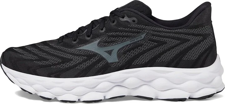 Mizuno Wave Sky 8 Men's Running Shoes Black/Metallic Grey : 12 D - Medium - Image 5